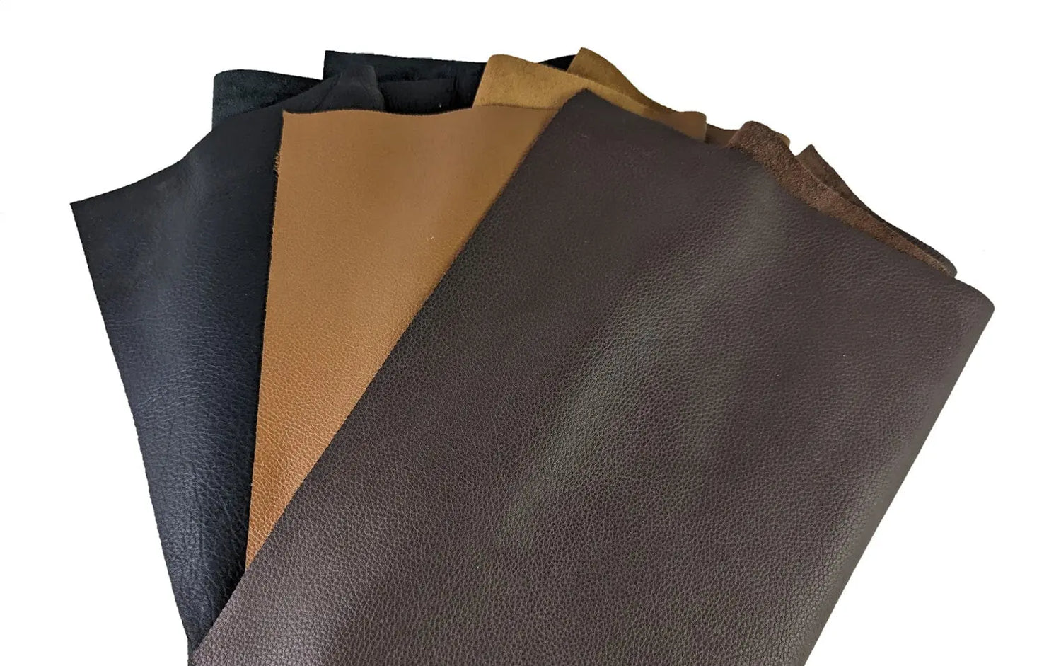 Leather sheets and strips of leather