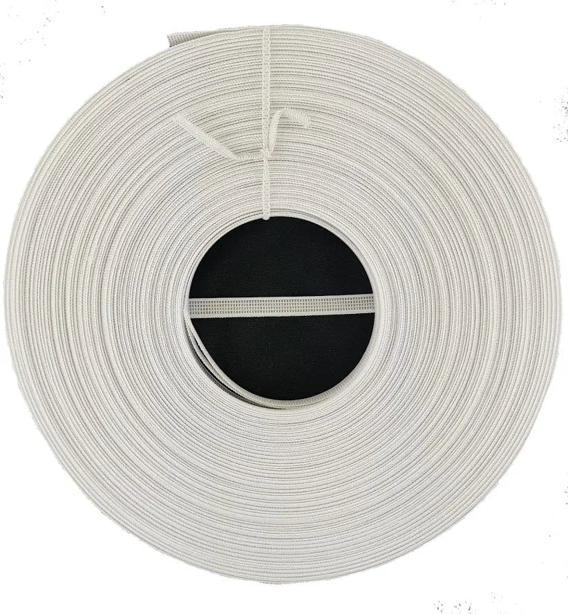 8 mm Polyester Boning Tape Black and White 1 Roll 40 meter Elastic cord & Tapes