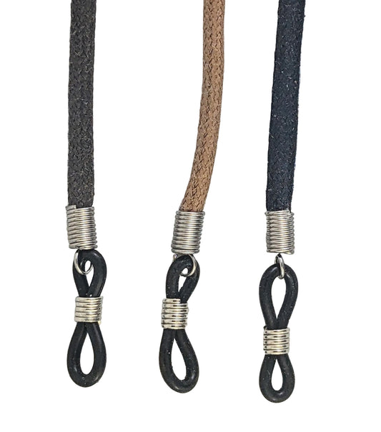 Reading glasses cord strap cotton Just laces and Leather craft cords