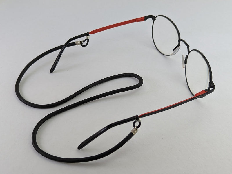 Glasses cords & chains round leather cords Just laces and Leather craft cords