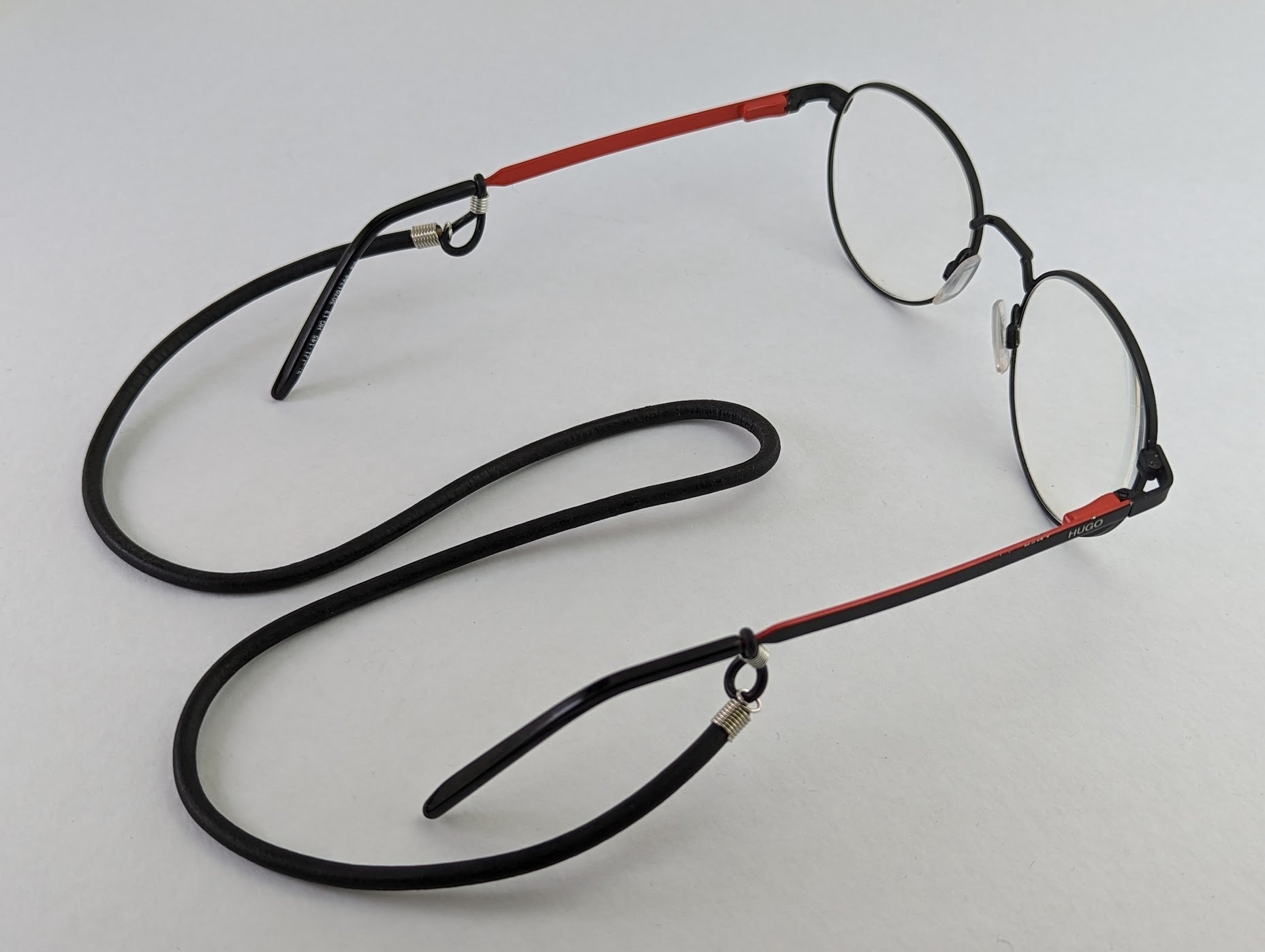 Reading glasses cord strap cotton Just laces and Leather craft cords