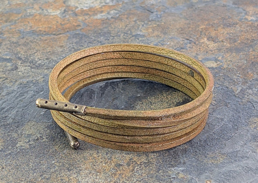 Green leather shoelaces and Boot laces 3 mm Square Just laces and Leather craft cords