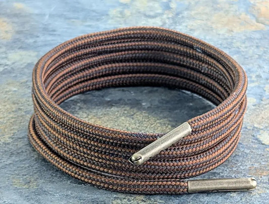 Brown and dark brown strip shelaces and boot laces sizes from 45 cm -300 cm