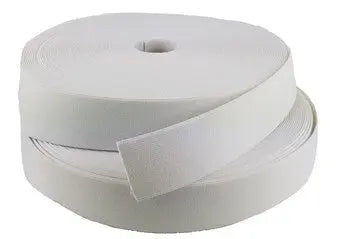 Woven plush back Elastic White 40 mm wide jtcraftingshop